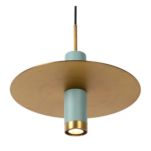 Lucide SELIN - Hanglamp - Ø 35 cm - 1xGU10 - Turkoois - detail 3